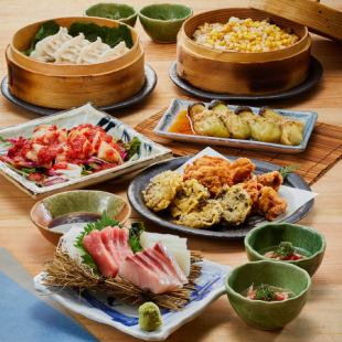 ◆Summer Relief Plan◆【Fuku no Hana Course - All-you-can-drink premium sake including Dassai - 7 dishes - 6000 yen】