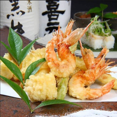 Kishu foot red shrimp tempura (2 pieces)