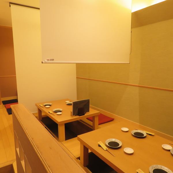 [Also available for private banquets!] By using the partitions, the horigotatsu seats can be used like a semi-private room even for a small group of 4 people! 1 minute walk from the south exit of Kokuryo Station ♪ Look for the white curtain and signboard !It's easy to gather, so it's perfect for parties with a large number of people. ◎Recommended for those looking for a party not only at Kokuryo Station but also at Chofu Station!!