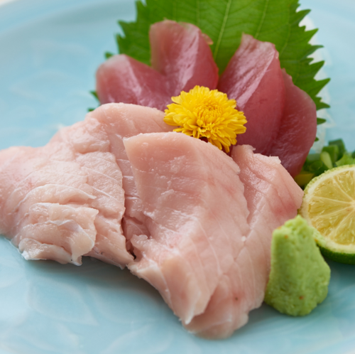 Raw tuna two-point assortment (mabachi and bincho)