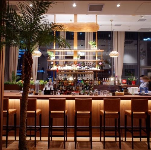 開放感のあるカウンター♪