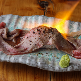 【2時間飲み放題】名物！炙り牛寿司＆自家製おでんorもつ鍋の入門コース