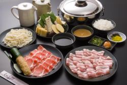 Pork shabu-shabu course