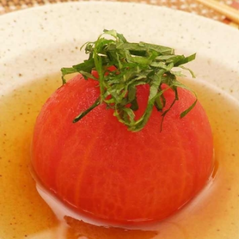 冷やしまるごとトマトぽん酢