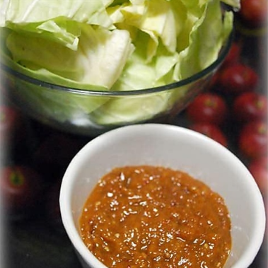 自家製肉味噌キャベツ