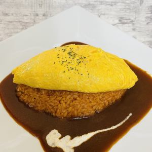 Dandelion Omelette Rice