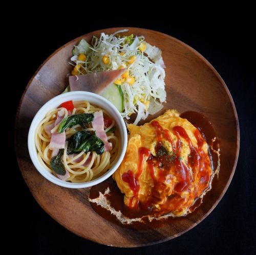 ハーフ&ハーフプレート　　キッシュプレート