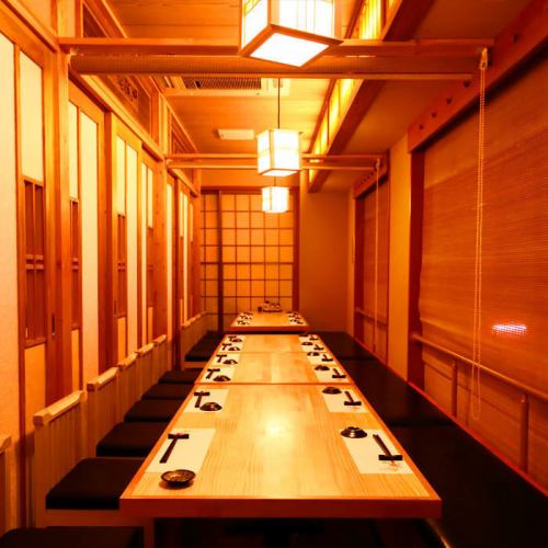 A spacious private room even for a large number of people♪