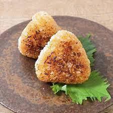 Grilled rice balls