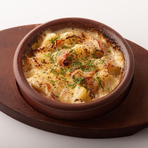 Anchovy Cheese Gratin