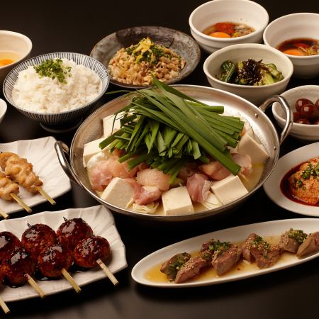 【秋冬Fコース】すみれダレで食べる 「濃厚鶏白湯鍋」コース