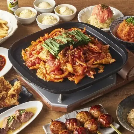 【생맥주 포함 음료 무제한】 선택할 수있는 철판 요리 & 스미레의 호화 능숙 코스