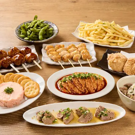 【10月20日～】すみれの人気メニューが楽しめる すみれ焼き鳥コース【全10品・飲み放題付き】