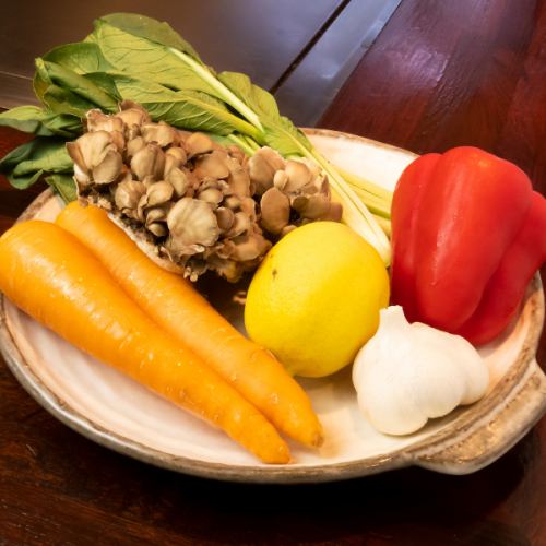 地元食材を使う料理の数々