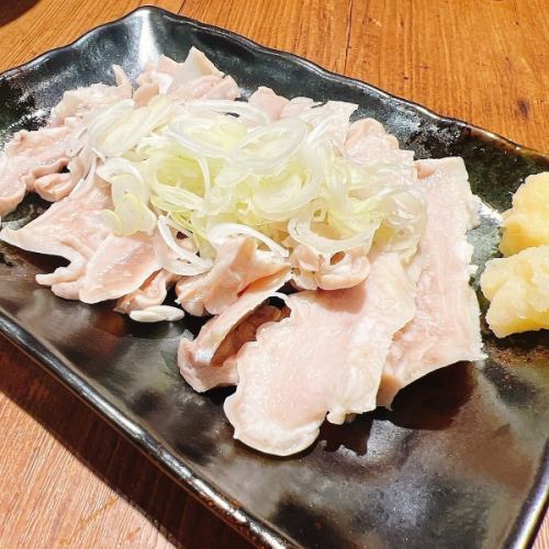 Refreshing pork sashimi