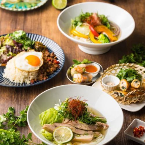 [Enjoy a set menu! A variety of delicious authentic Vietnamese dishes] Set menu from 1,300 yen (tax included)