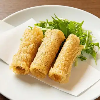 虾仁炸春卷