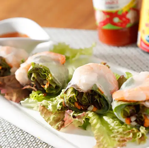 Shrimp spring rolls