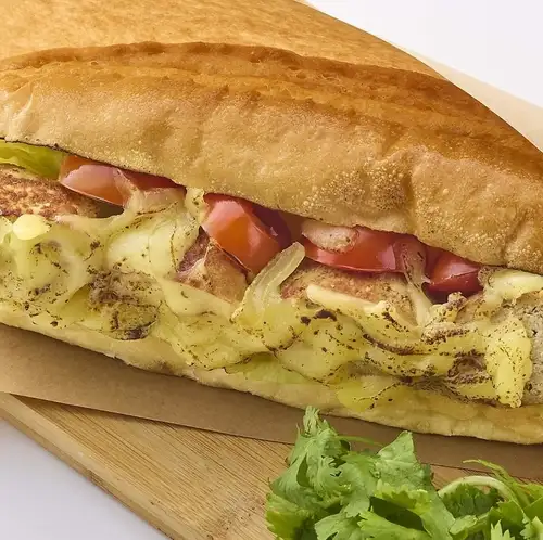 Juicy Burger Cheese Banh Mi