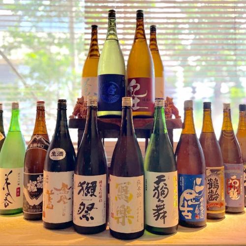 ≪給喜歡酒的你≫ 來自日本各地的清酒！我們還有其他各種酒類*
