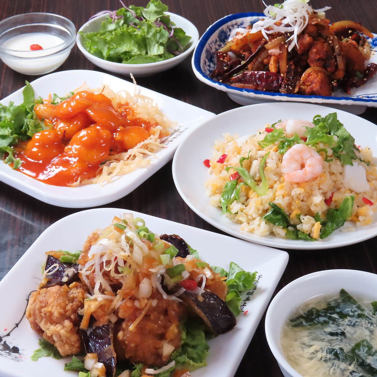 Enjoy all-you-can-eat Chinese food for 3,800 yen (tax included)♪