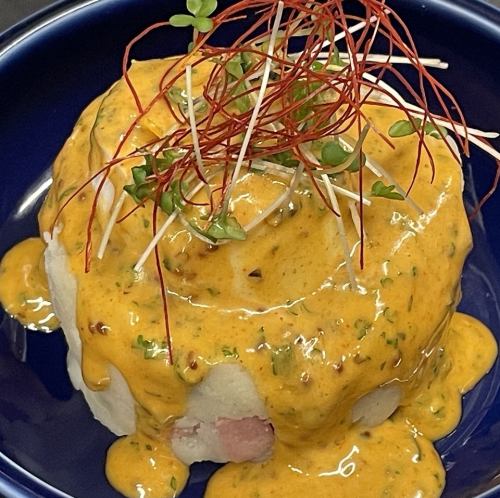 Bologna sausage potato salad