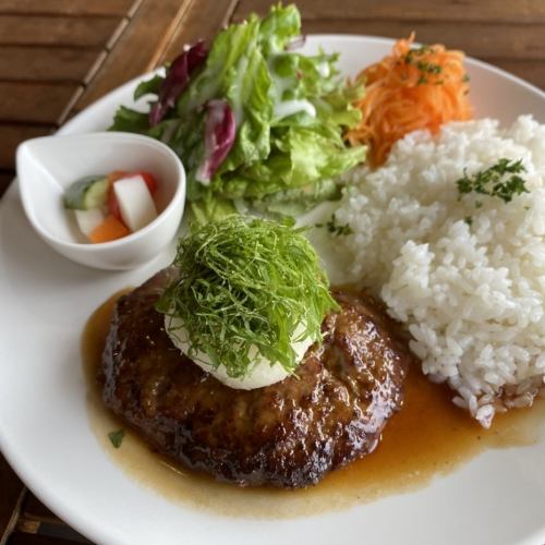◆ Kuroge Wagyu Beef Teriyaki Hamburg Steak ◆
