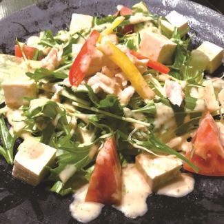 Chicken and tofu salad