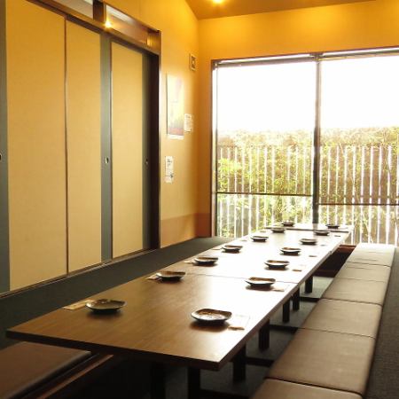 We have semi-private rooms with sunken kotatsu and sofas available! Perfect for parties.