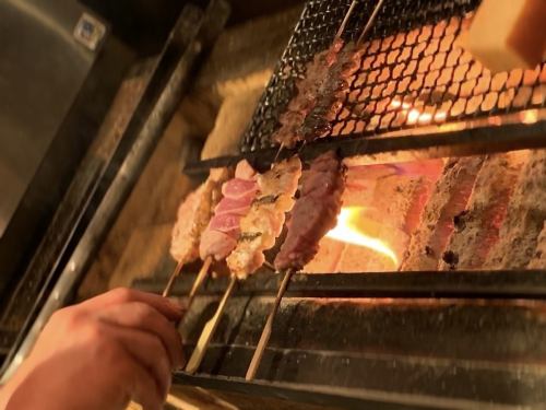 焼き鳥とワインのお店！