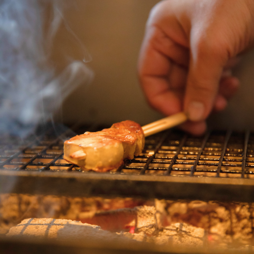 炭火の焼き鳥が自慢！