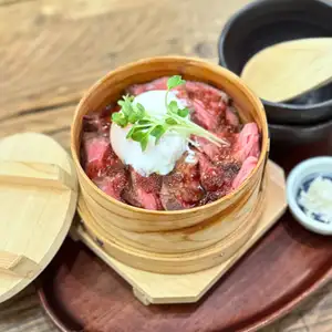 ローストビーフのわっぱ飯
