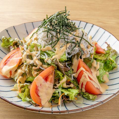 ★トマトたっぷりのトマトサラダ～自家製オーロラソース～