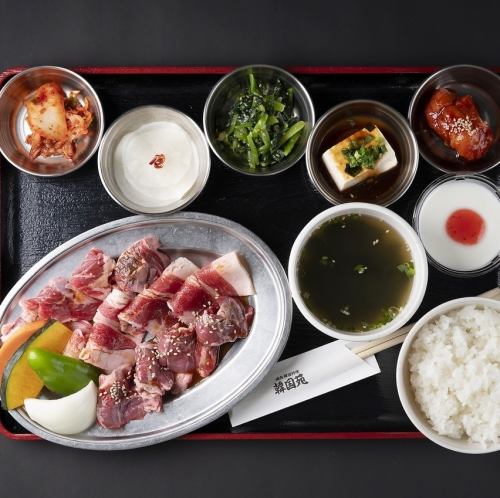 【韓国御膳】トリプル赤身焼肉御膳