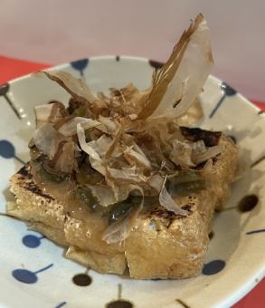 栃尾あげ自家製ネギ味噌