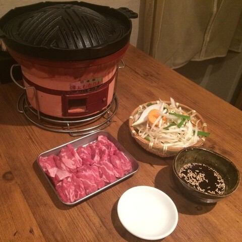 ジンギスカン 最初のセット(ラム肉＋野菜)