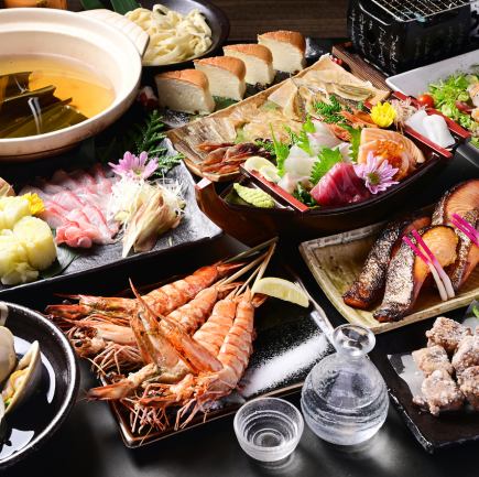 ★120分飲み放題付★≪火の丸贅沢コース≫　8,000円(税込)