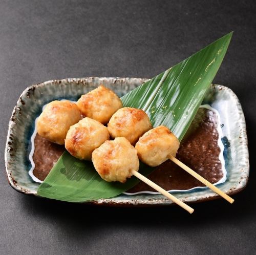 錦爽鶏のつくね串（1本)