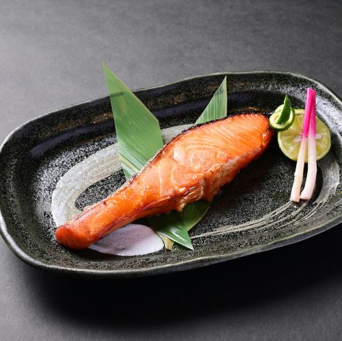 銀鮭の照り焼き