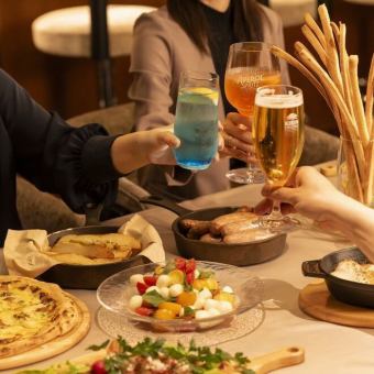 【納涼プラン２０２５】　　スタンダードプラン　１２０分飲み放題付き　　【ディナータイム】
