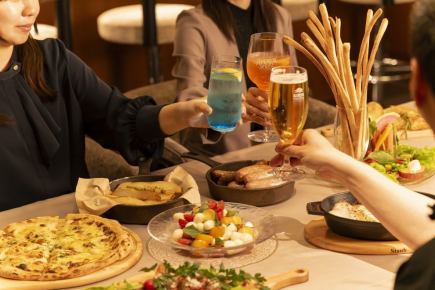 【納涼プラン２０２５】　　スタンダードプラン　１２０分飲み放題付き　　【ディナータイム】