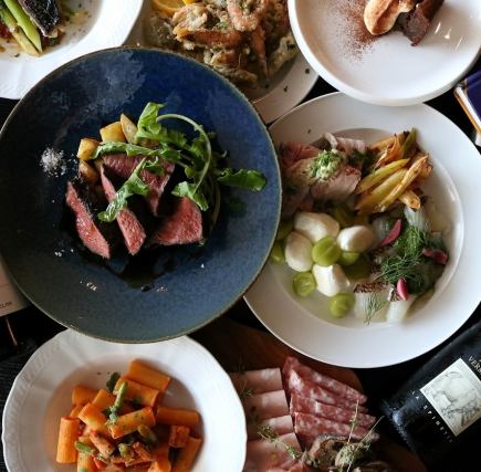 【秋の味覚パーティプラン】　シチリアコース　　飲み放題付き　　【ディナータイム】