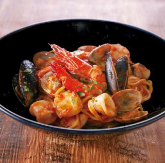 ペスカトーレ・ロッソ・シチリア風