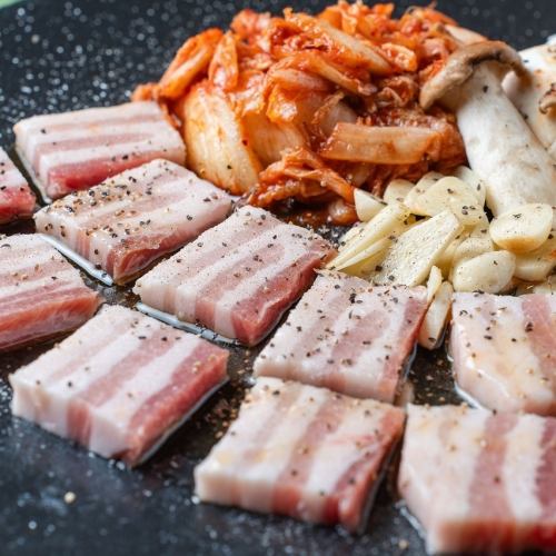 오키나와 요리 × 삼겹살! 원하는 조합으로 ◎