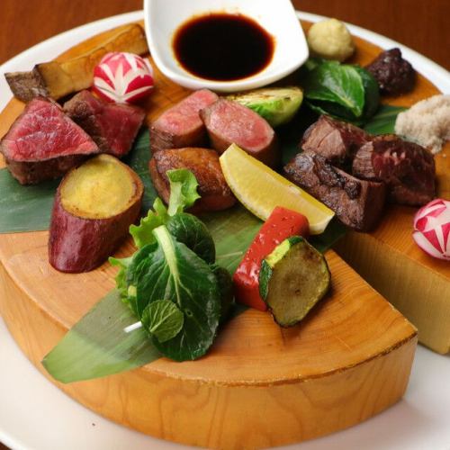 熟成肉盛り三種