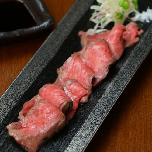 熟成和牛の肉刺し