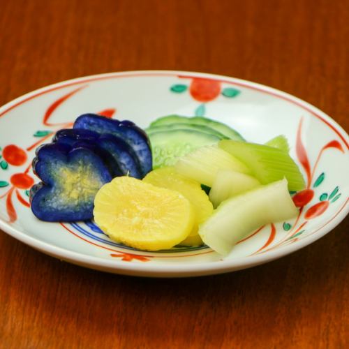 漬物盛り合わせ