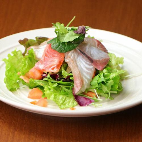 熟成魚炙りの山葵サラダ