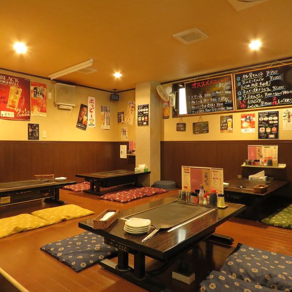[Zashiki 4 x 4 people] We can accommodate up to 16 people! We welcome banquets from a small number of people! Enjoy your meal while relaxing in the tatami room ♪