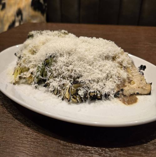 春キャベツの薪焼き